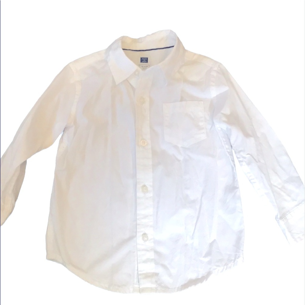 Janie and Jack LIKE NEW white button down …